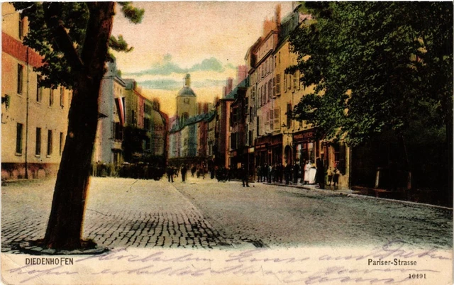 CPA AK DIEDENHOFEN - Pariser - Strasse (454773)