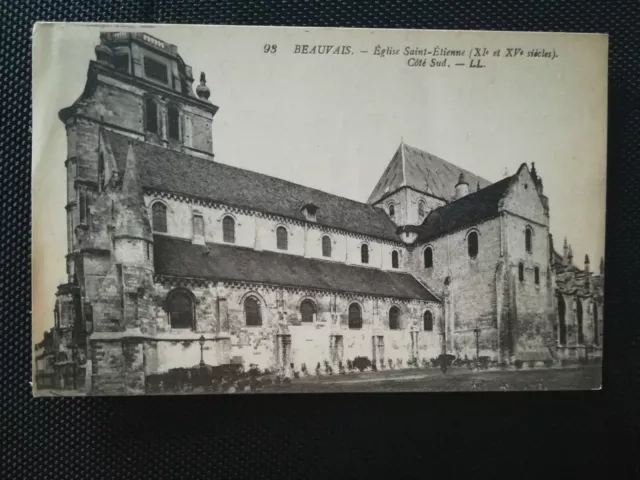 CPA 60 BEAUVAIS - Eglise Saint-Etienne - Côté Sud