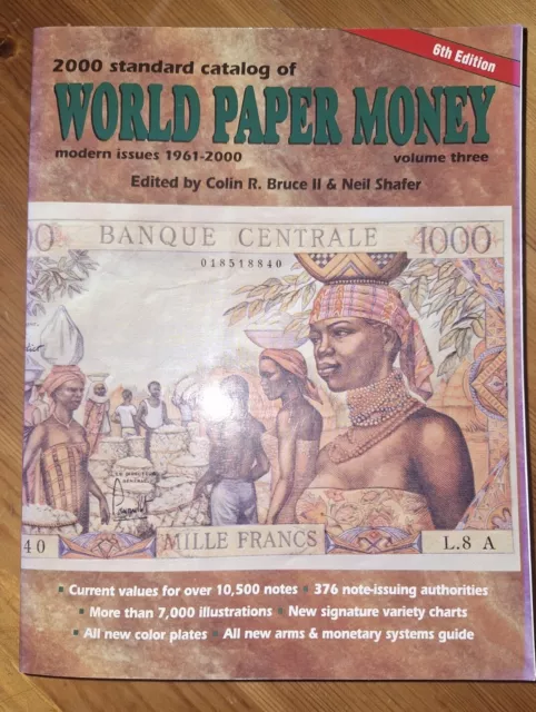 standard catalog of world paper money 1961-2000, Weltpapier Geld