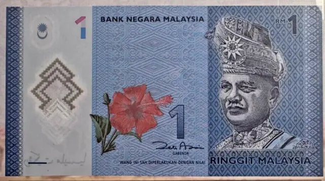 Malaysia Negara Bank, Polymer banknote, Ringgit, Brand New, UNC note