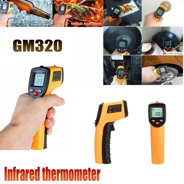 thumbnail image 2 of Infrared Thermometer Gun - Non-Contact Digital Laser Temp Meter With LCD Display 2 of 6