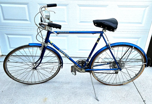 schwinn suburban vintage blue