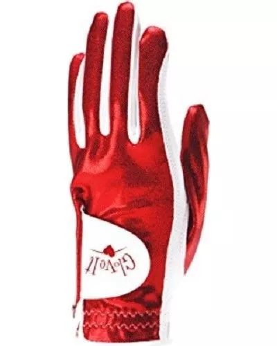 Neuf Femmes Glove It Rouge Transparent Pois Golf Gant Taille S, M, Grand Ou XL