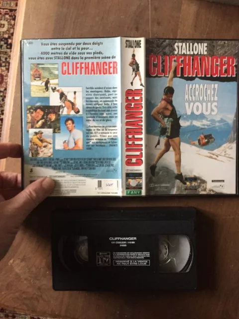 CASSETTE VIDEO VHS CINEMA cliffhanger sylvester stallone gaumont