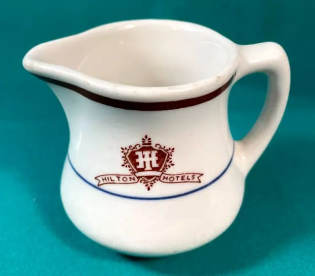 Vintage Original Restaurant Ware HILTON HOTELS CREAMER