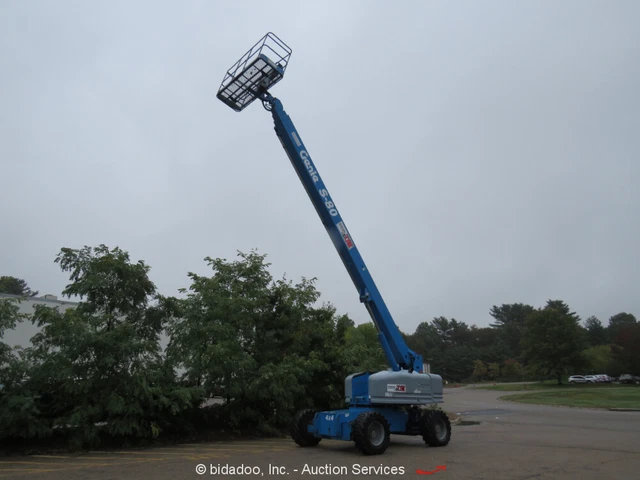 2005 Genie S-80 80' 4WD Diesel Telescopic Boom Lift Man Aerial Platform