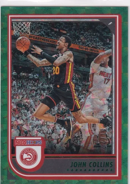 2022-23 Panini Hoops NBA Basketball No. 81 John Collins Green 7/25