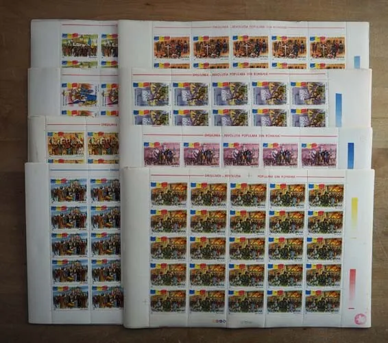 1990 Rumänien; 200 Serien Volksaufstand, postfrisch/MNH, MiNr. 4613/20, ME 1400