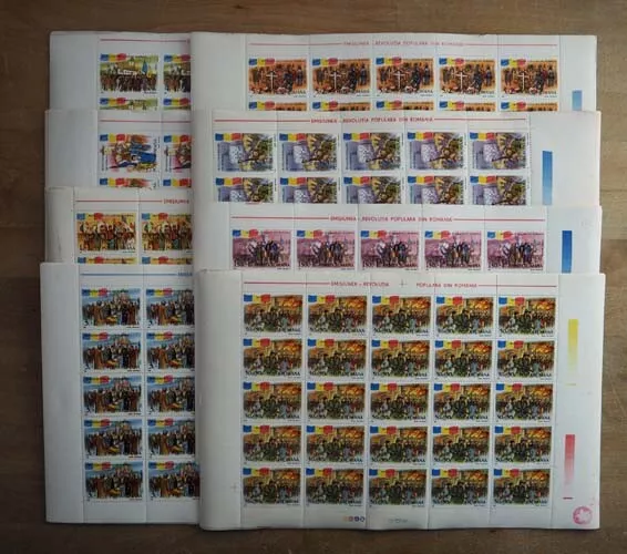 1990 Rumänien; 200 Serien Volksaufstand, postfrisch/MNH, MiNr. 4613/20, ME 1400