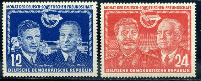 DDR Michel Nr. 296 - 297 Deutsch Polnische Freundschaft  postfrisch