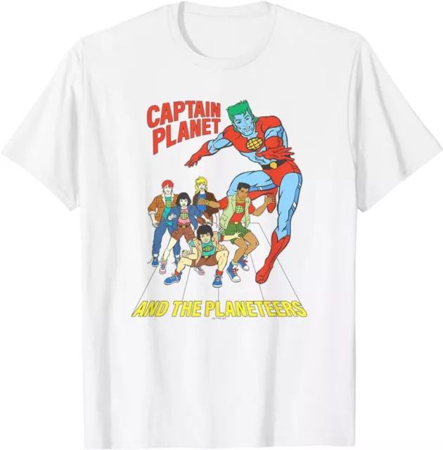 CAPTAIN PLANET PLANETEERS United Retro Logo T-Shirt $18.99 - PicClick