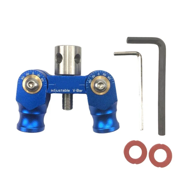 BICASTER Stabilisateur Amortisseur Pour Arc Recourbé – Polo-3 Ou Polo-4, Filetage 5/16″-24 – Caoutchouc + Alu