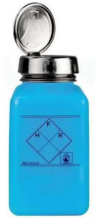 Menda 35259 Dispensing Esd Bottle,6 Oz.,Hdpe,Blue