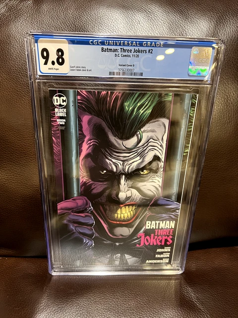 Batman Three Jokers #2 CGC 9.8 2020 DC Comics Jason Fabok Variant D Cover