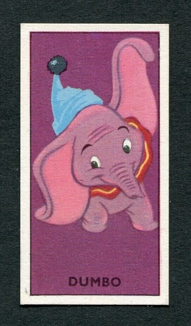 Barratt 1957 "Walt Disney Characters - #28 Dumbo" Trade Card