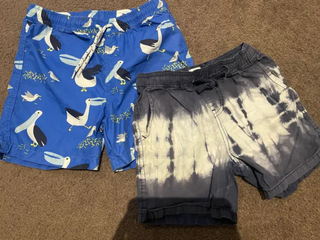 SEED Boys Shorts X 2 Size 8 Pelicans New without Tag & Size 6 SEED Boys Boardies