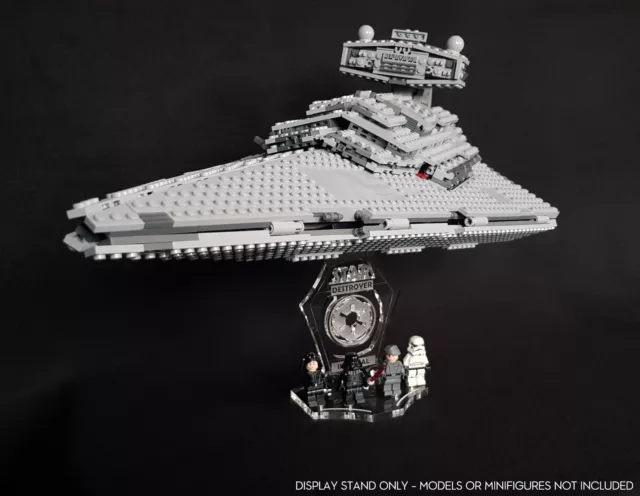 Display stand 3D +slots for Lego 75055 Star Destroyer - Imperial (Star Wars)