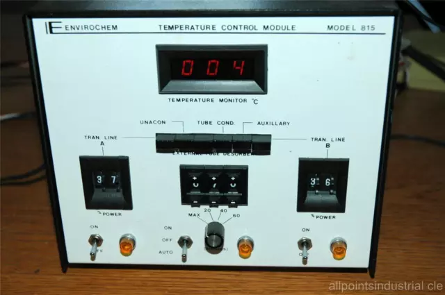 Envirochem Dual Temperature Control Controller Module Unit 815 TM-01