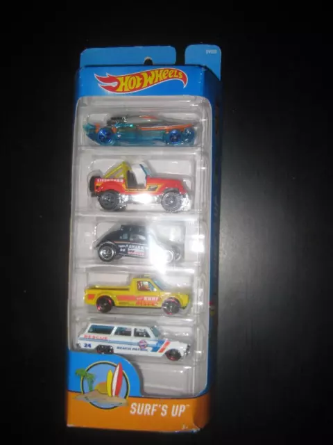 Hot Wheels " SURF' S UP      "   5er Gift  Pack in 1 :64   von Mattel