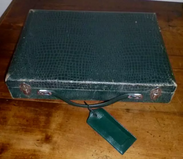 Ancienne petite valise valisette Malette attaché-case des années 1950