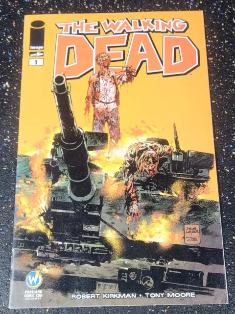 The WALKING DEAD #1 Portland 2015 Wizard World Comic Con Exclusive Variant Image