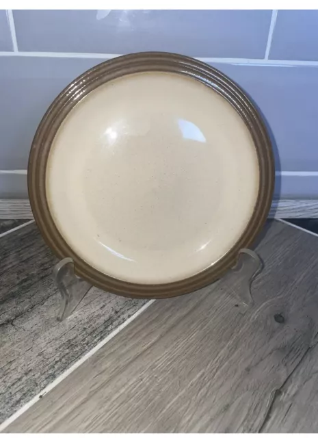 Denby Pampas Brown & Cream 10" Dinner Plate Excellent Condition