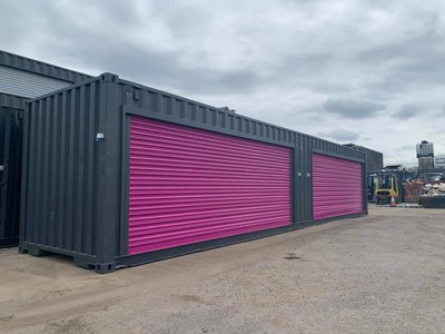 40FT X 8FT Refurbished Roller Shutter Shipping Container ( Sheffield ...
