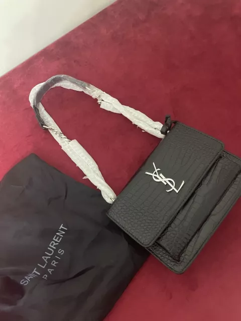 TRES JOLI SAC En Cuir Yves Saint Laurent En Cuir Graine EUR 250 00