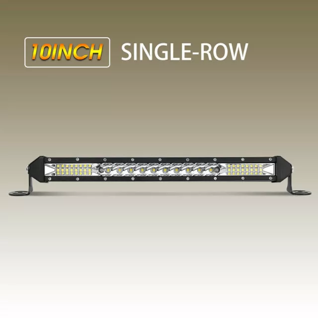 Barra luminosa LED ultrasottile 520 W 10 pollici combo antialluvione SUV 10"L`H7
