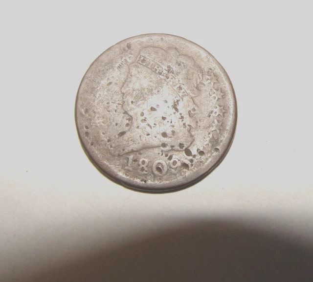 1809 Half Cent (VG) ~ Classic Head ~ 1/2 Penny/Cent ~ Copper U.S. Coin