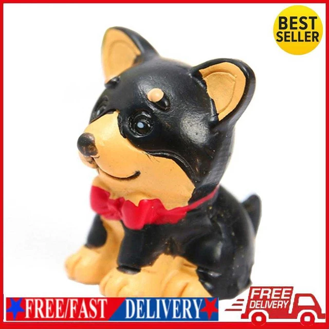 Cute Simulation Mini Dog Resin Ornaments Crafts Car Home Decor (RS-8144)