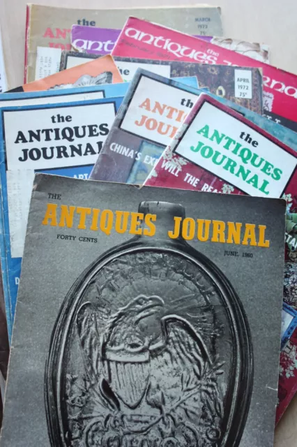 11pc 1960-1970's Antiques Journal Magazine