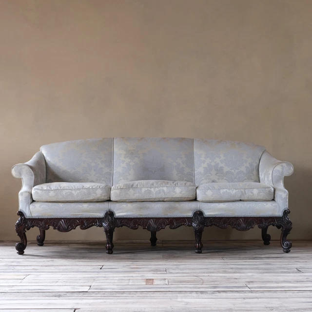 Large antique country house 3 seater sofa 3