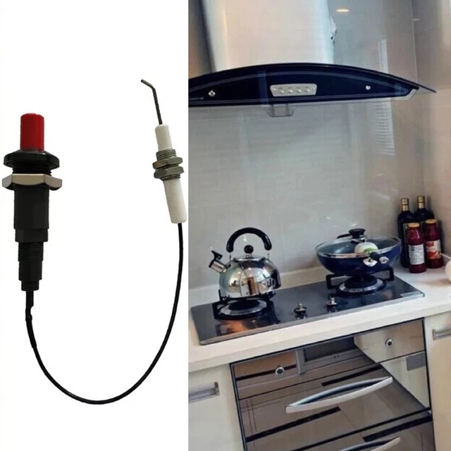 Kit D'allumage Piézo Universel 30 Cm KESOTO - Pour Chauffage, Radiateur, Barbecue à Gaz - Allumage Sûr