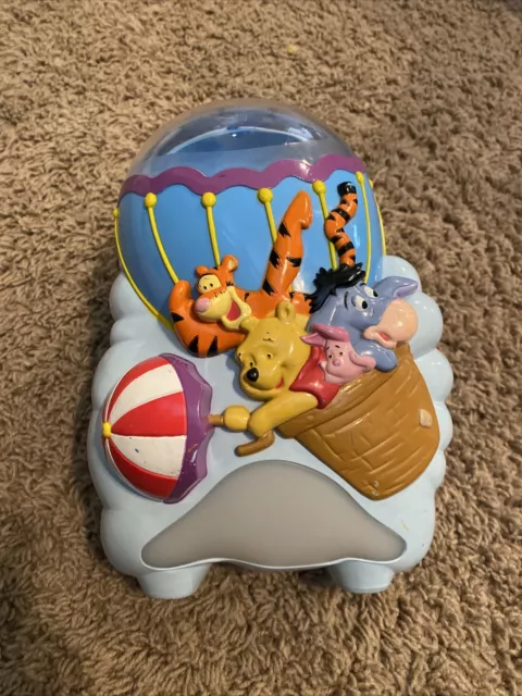 2003 Disney Baby First Years Winnie The Pooh Musical Soother Light Projector M