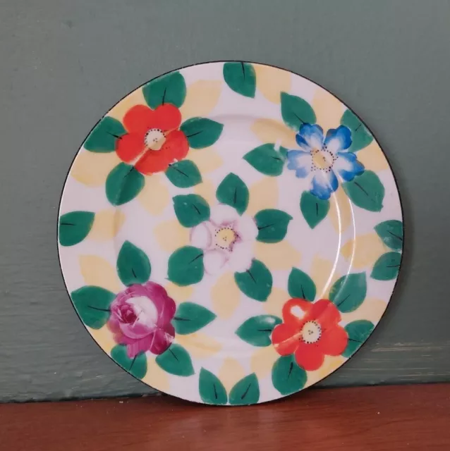 Vintage Hand Painted Meito China 6.5" Floral Plate Made in Japan