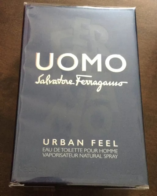 Salvatore Ferragamo Uomo Urban Feel 50ml Eau De Toilette Brand New, Sealed.
