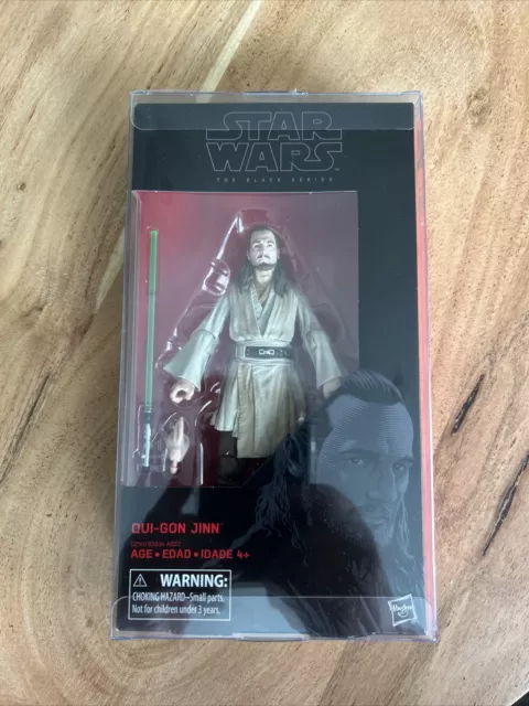 Qui-Qon Jin Black Series Hasbro 6 Inch Im Schutblister