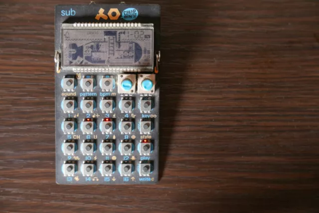 Teenage Engineering PO-14 sub Pocket Operator Bass Synthesizer & Sequencer