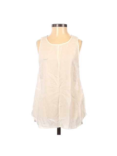 W118 by Walter Baker Women Ivory Sleeveless Blouse XS