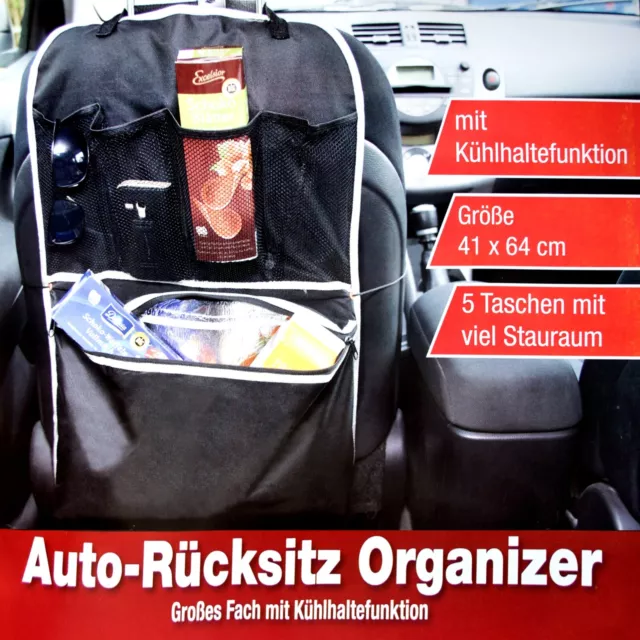 Auto-Rücksitz Organizer Rückenlehnenschutz Rücksitztasche Rückenlehnen-Tasche