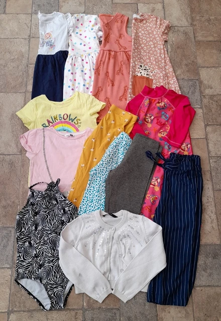 NEXT.M&s.PRETTY Girls Summer clothes bundle Age 5-6 Yrs.Dress.Leggings.Swimwear⭐