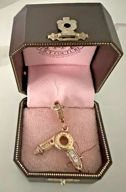 HTF - Cute JUICY COUTURE BLOWDRYER Hair Dryer CHARM Rare Retired YJRU0870