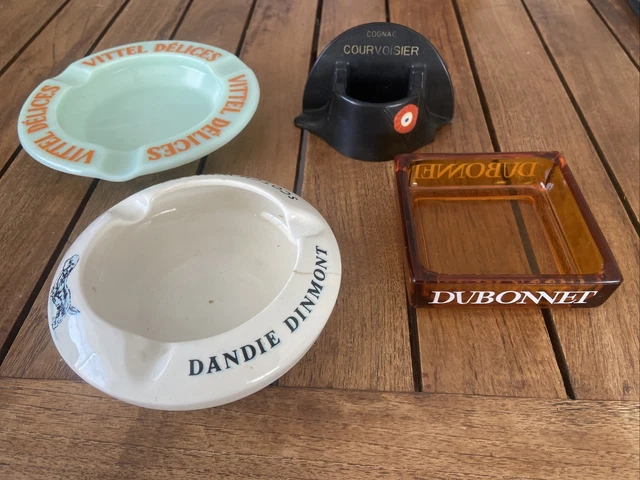 grand cendrier publicitaire ancien vintage salins dubonnet