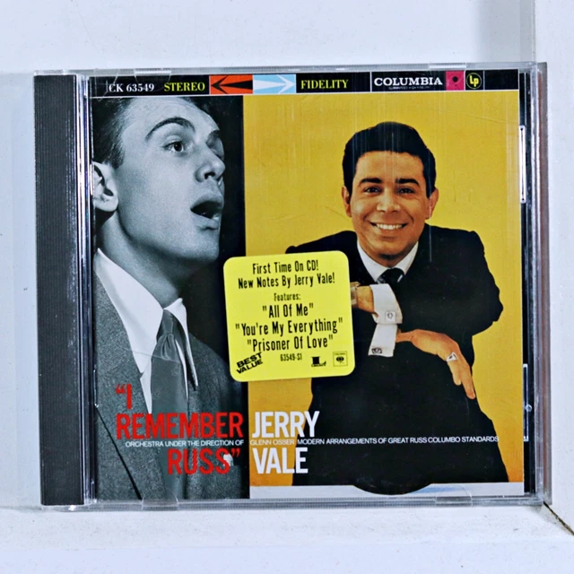 CD】I Remember Russ I Remember Russ by Jerry Vale CD 2000 Columbia