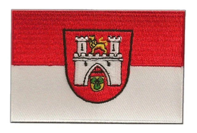U24 Toppa Termoadesiva O Da Cucire 'Hannover Combattere & Siegen' - 9 X 6 Cm