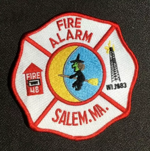 Salem Fire Alarm Witch Patch  MA NY NJ CT RI PA EMT EMS Boston FDNY LAFD NH VT