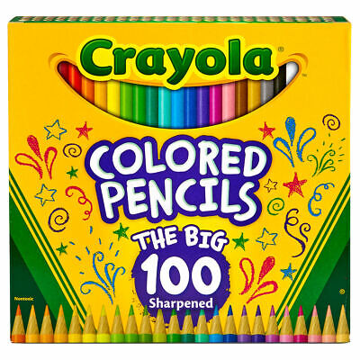Crayola Crayola Appuntito Matite Colorate Confezione Di 100 Luminoso & Colori Vivaci 