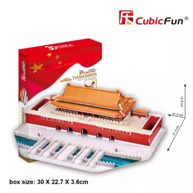 Cubic Fun 3D Puzzle TIANANMEN BEIJING - MC126H Neu&OVP