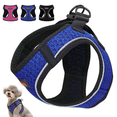 Breathable Mesh Small Dog Vest Harness Reflective for Pet Puppy Cat Jack Russell